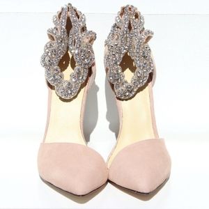 Aminah Abdul Jillil NUDE/PINK CRYSTAL Shoes